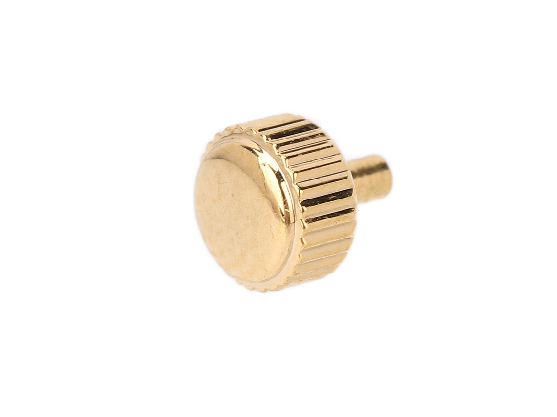 Conjunto de 5 Coroas Douradas de Reposição para Relógios Mecânicos de Quartzo, 3,5mm