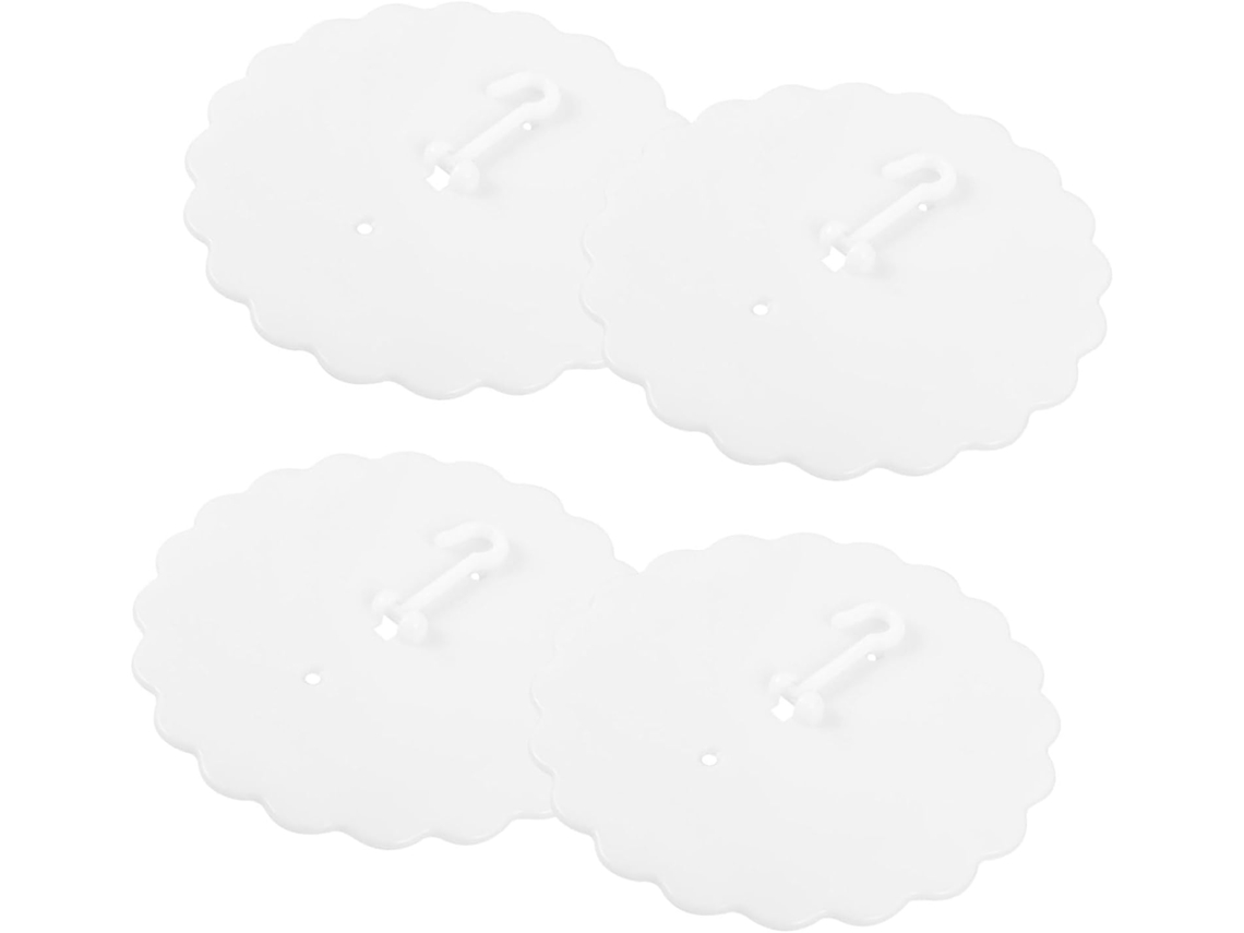 Ganchos Adesivos Para Mosquiteiro De Cama Ganazono, 4 Peças, Para Teto, Em Plástico, Para Instalação Em Quartos