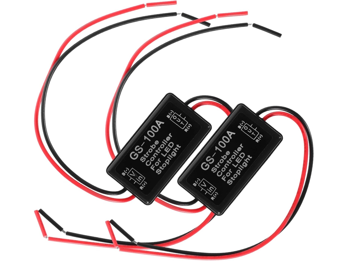Conjunto De 2 Controladores Led 12v, Módulo De Controle Para Carro Bicicleta Elétrica, Proteção Contra Curto Circuito
