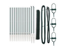 Conjunto 1 Cerca Externa Vidaxl Verde Aço (25 X 1,4 M)