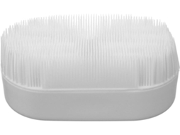 Escova De Plástico Branca Para Lavar Roupa E Limpar Pisos, Com Cerdas Macias, Ideal Para Remover Manchas Difíceis Em