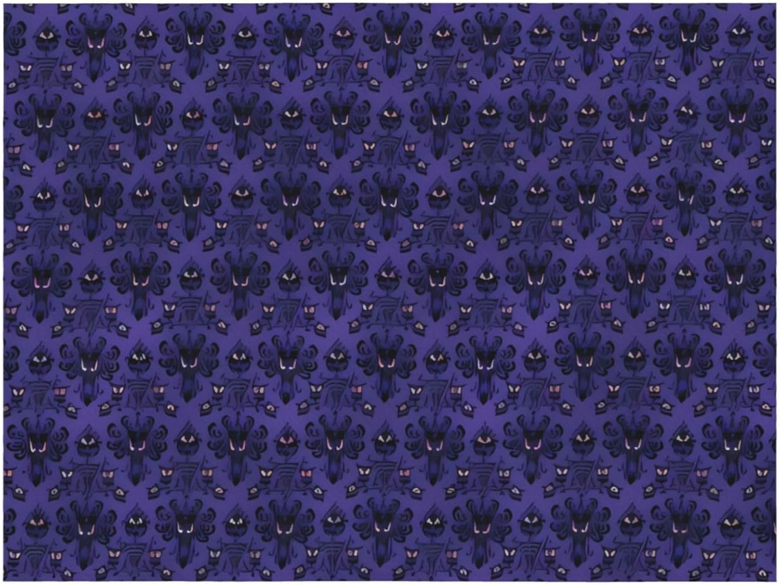 Manta de Flanela para Cama com Estampa Fantasmas Macia e Quentinha 203 X 152 Cm, Macio, Quente, Ideal para Q