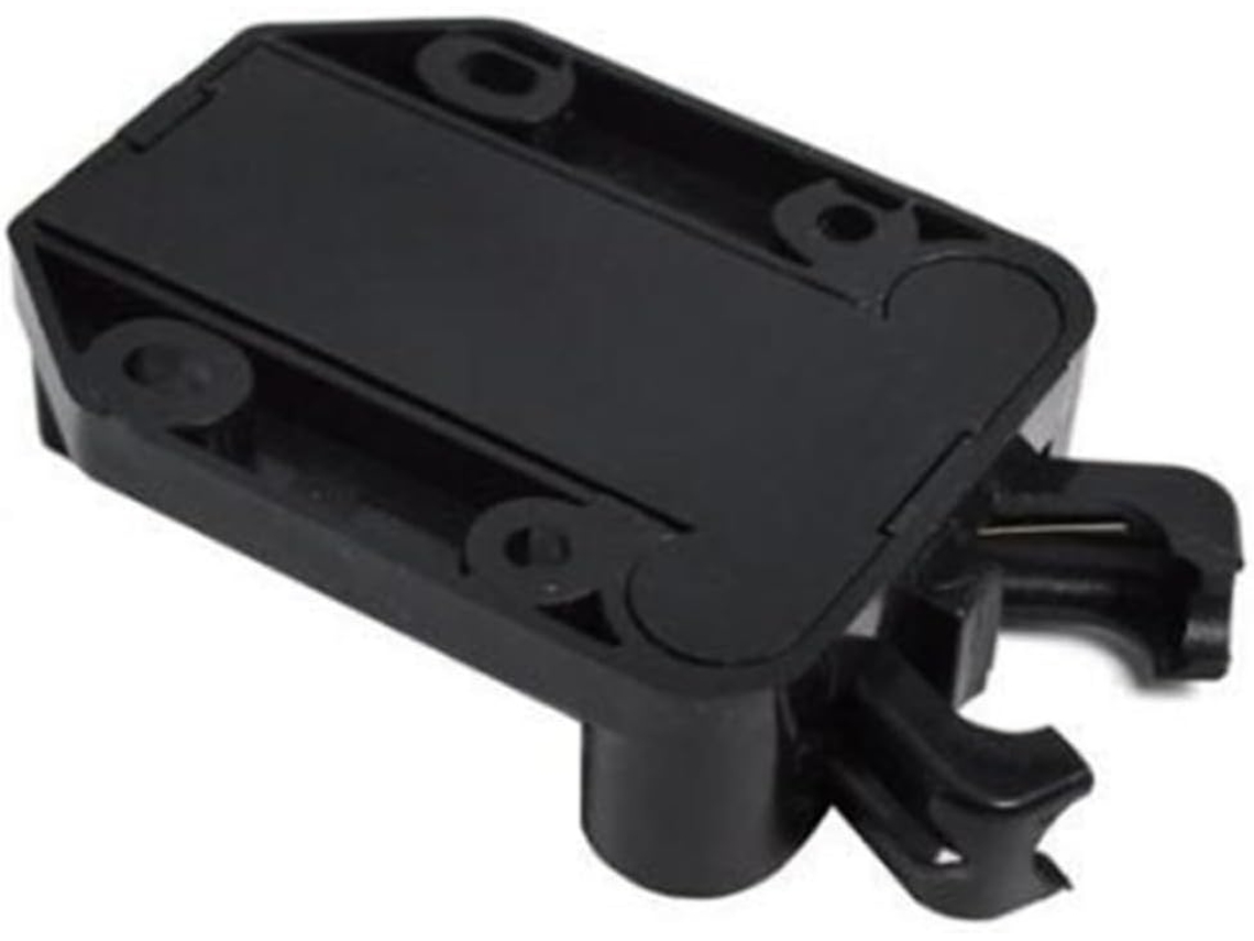 Fecho De Porta Com Travamento Automático, 4 Peças, Preto, Em Abs,
