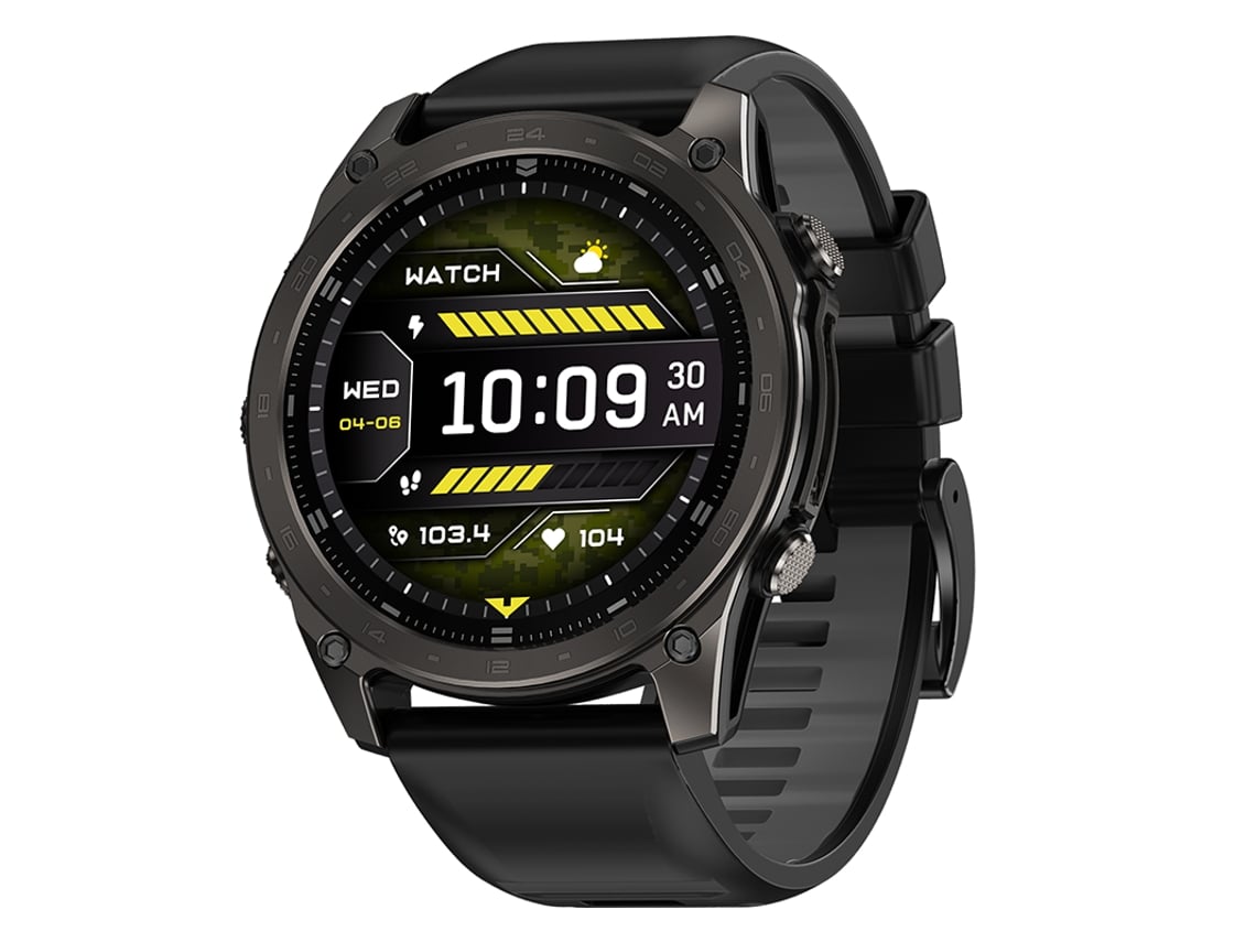Smartwatch Chronus Amoled 1,43 Polegadas 5atm Com Chamadas Bluetooth Preto