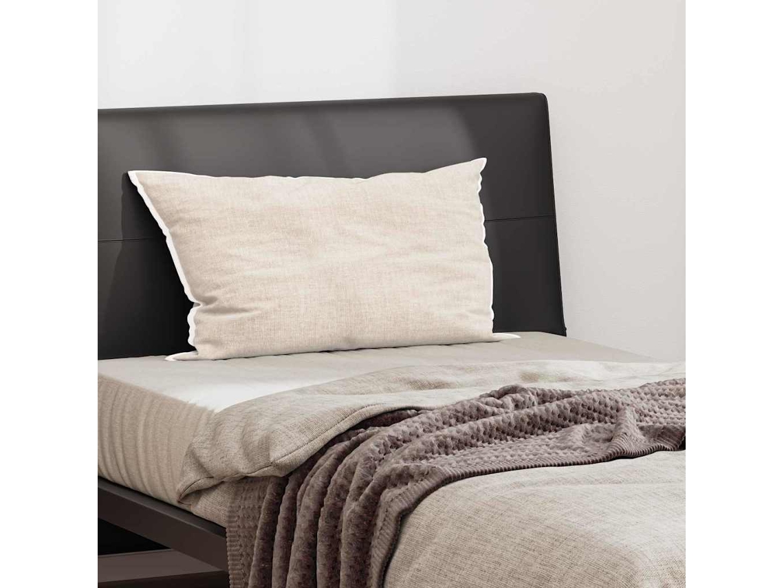Vidaxl Almofada 80 X 40 X 20 Cm Poliéster Branco