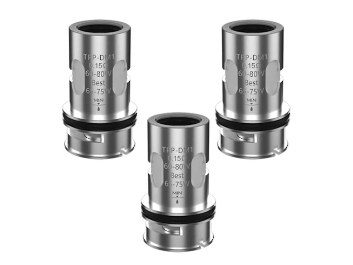 Bobinas de malha TPP DM1, resistência 0,15 ohm, para Drag 3, Drag X Plus, Drag Xs Pro