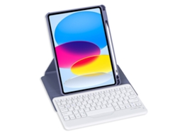 Lurelia Capa Com Teclado Bluetooth Para Ipad Pro 10.5 Com Retroiluminação Colorida E Giratória 360