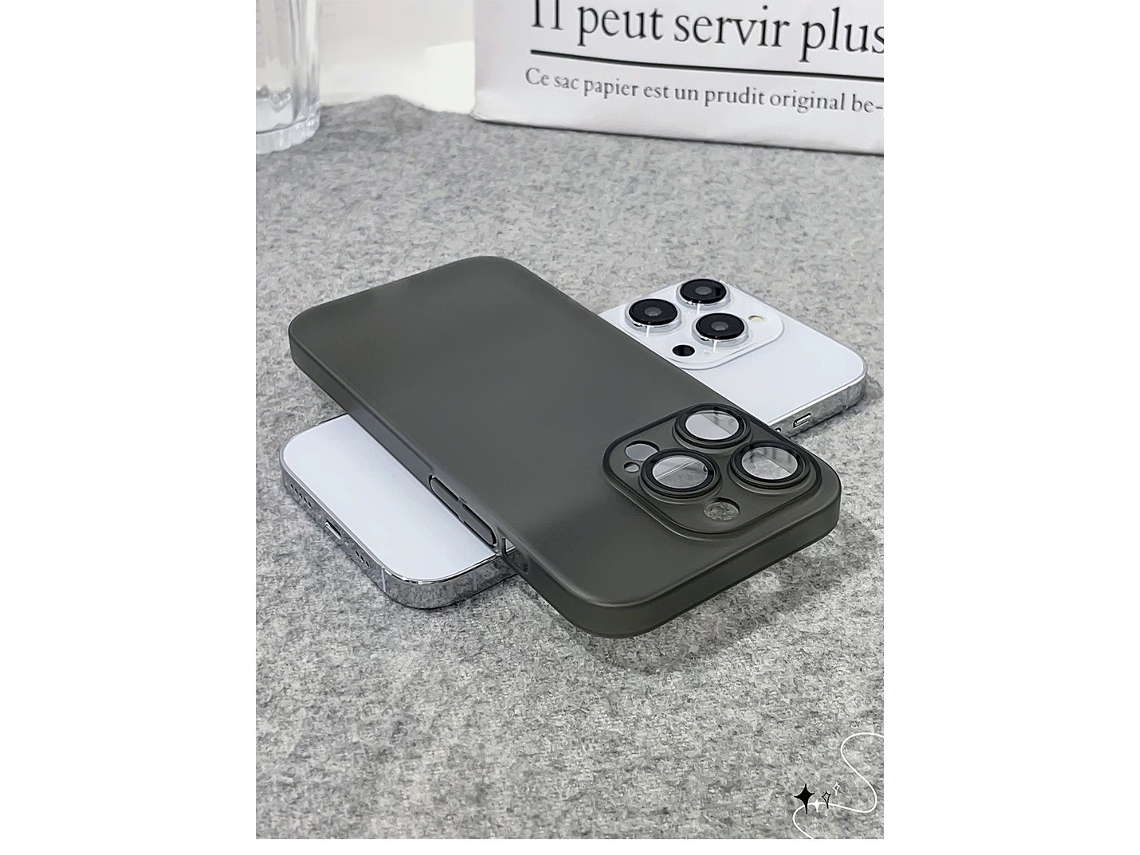 Capa Para Iphone 17 Pro Max, Preta Fosca, Com Acabamento Magnético, Ultrafina E Resistente.