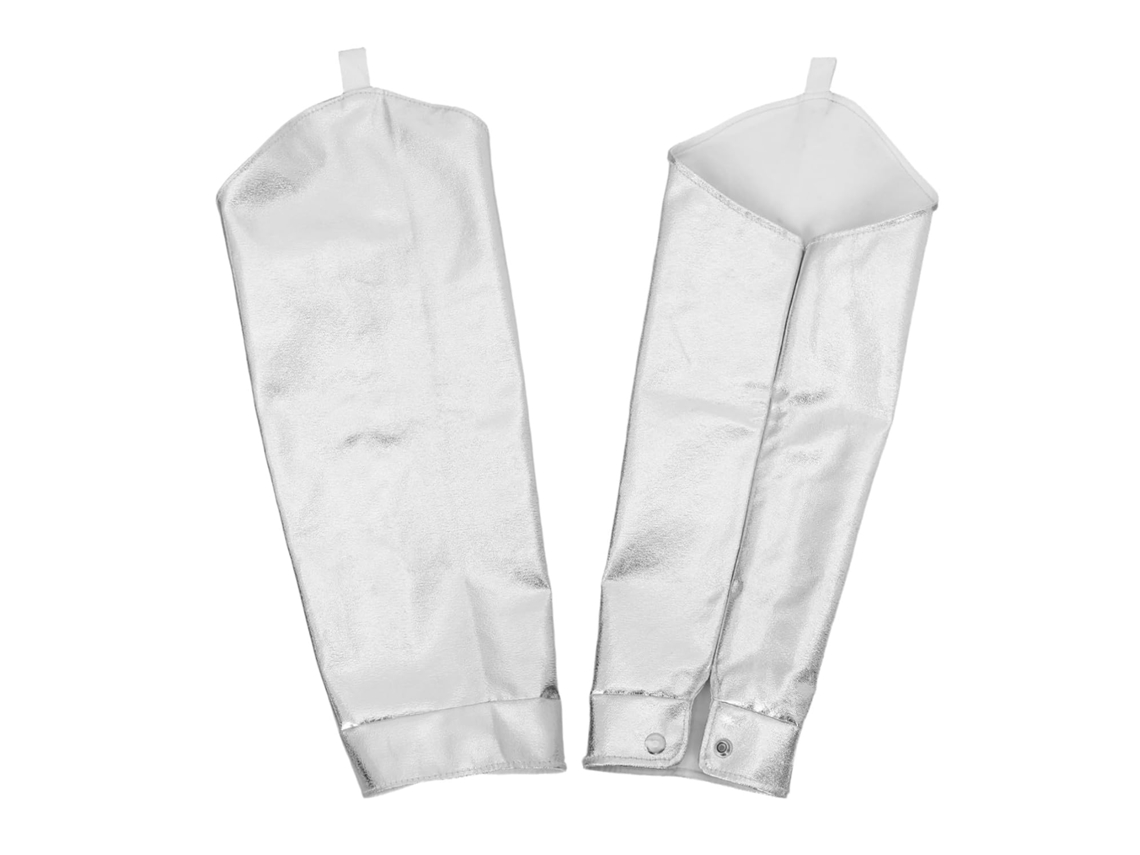Conjunto de 2 Mangas de Proteção para Braços em Alumínio À Prova de Fogo, Resistentes Ao Calor e Isolantes. SFUSHOS