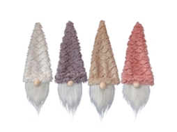 Conjunto de 4 Bonecos Decorativos Natal Faceless para Garrafas LAXISCREED