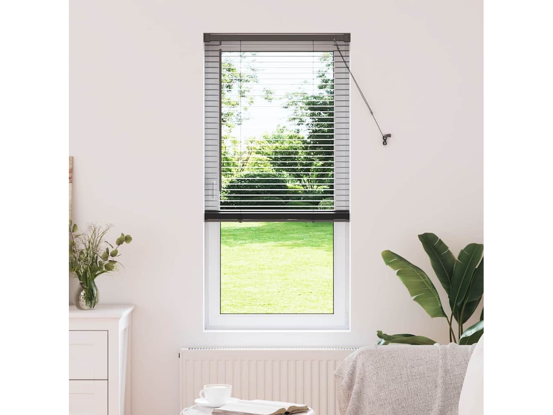 Vidaxl Persianas Venecianas Preto 175 X 65 Cm Alumínio