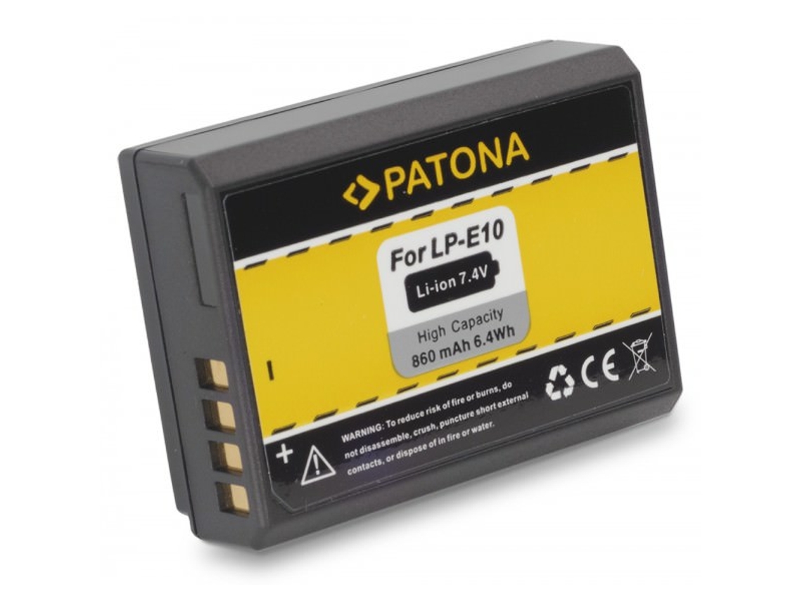 Bateria PATONA para Canon LP-E10 860mAh