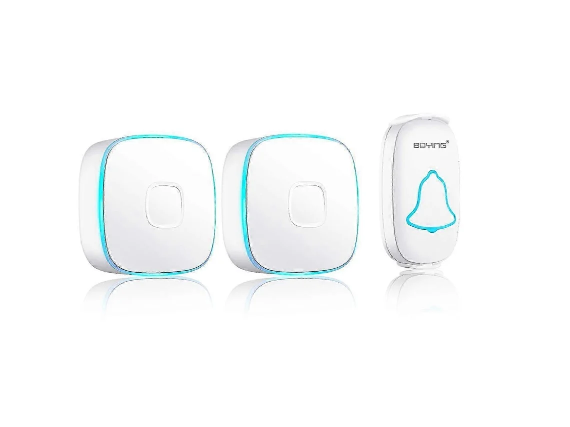 Campainha Inteligente A808 Digital Home com Comunicação Sem Fio, Música e Chamadas de Longo Alcance, Resistente À Água, para Dois Usuários. Bri wer