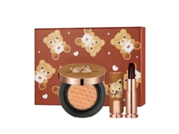 Set De 3 Batons De Labios Com Ferramentas De Maquiagem E Cushion Hidratante
