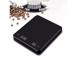 Balança Eletrônica para Café com Temporizador Automático, Pequena de Cozinha para Uso Doméstico e Confeitaria AQUAFORGE