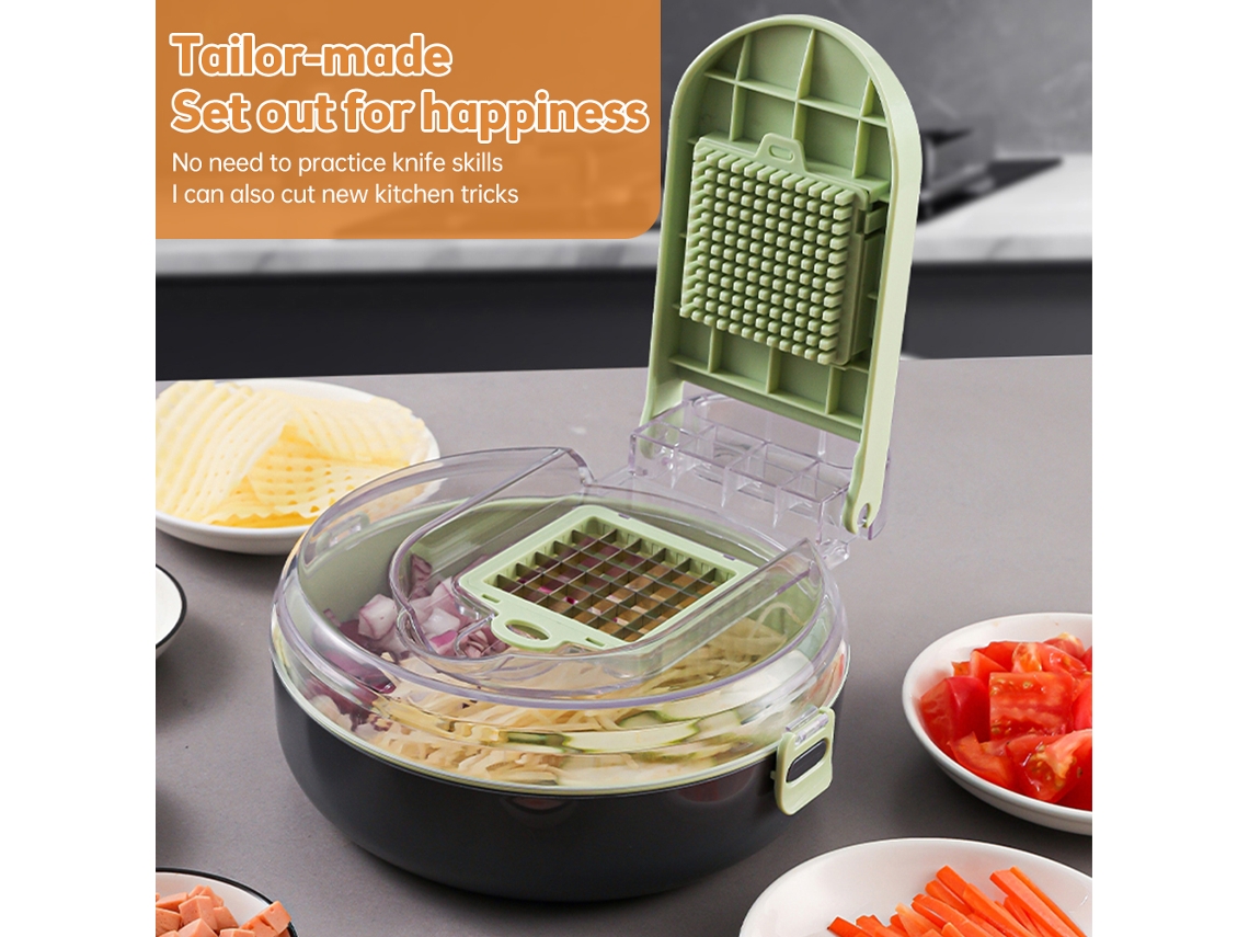 Picador de Legumes 13 em 1 com Container S/MARCA
