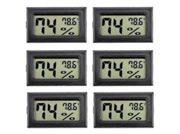 Mini Higrômetro Para Estufa Com Termômetro Digital E Medidor De Umidade. Nostalgia88