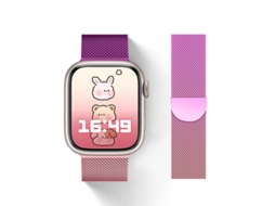 Pulseira De Substituição Panoona Para Apple Watch 38/40/41/42mm Rosa