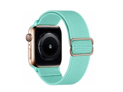 Bracelete Desportiva Elástica Para Apple Watch Series 11/10/9/8/7/6/5/4 Se 3/2/1(42mm,44mm,45mm,45mm) Verde Claro Panoona