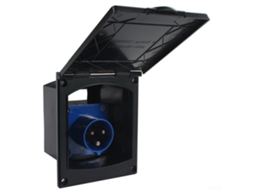 Tomada Elétrica À Prova D'água Ip44, 16, 220v-250, Para Autocaravanas E Caravanas.