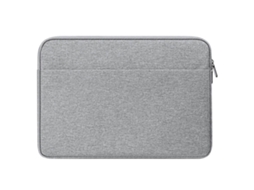 Capa Protetora Resistente Para Laptop De 15,5 A 16 Polegadas, À Prova D'água E Com Acolchoamento Antichoque, Na Cor Cinza.