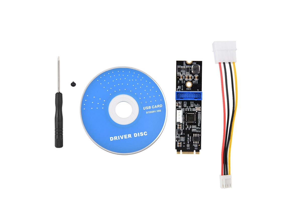 Placa Adaptadora M.2 Ngff Nvme Para Usb3.0 19pin Conversor De Cabeçalho Extensor De Interface Dupla