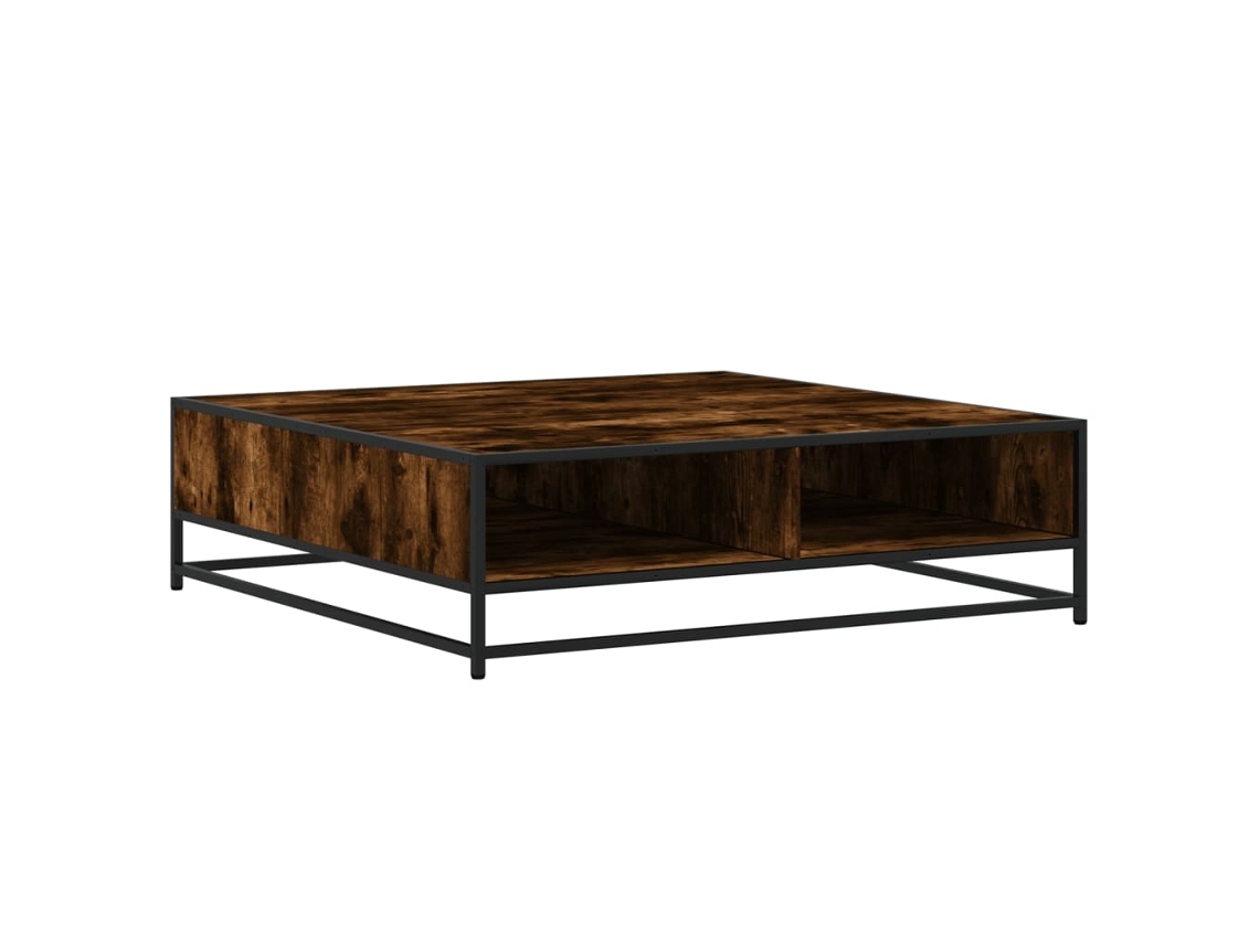 Mesa de Centro Derivados de Madeira e Metal Carvalho Fumado MAISON EXCLUSIVE