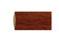 Barra de Madeira Lisa 1.5 Metros X 28 mm Noz RIEL CHYC