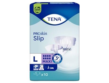Tena Slip Proskin Fralda Calcinha Maxi Tamanho L, 10 Unidades Essity