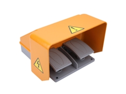 Interruptor De Pedal De Doble Pie Ydt1-18 Con Cáscara De Aluminio Total