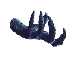 Sculptura De Parede Mão De Demônio Bruxa - Suporte De Bijuterias Decor Gótico Halloween