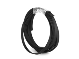 Laxiscreed Mangueira De Cabo Expandível Em Pet Trançado De Alta Densidade 8mm Preto