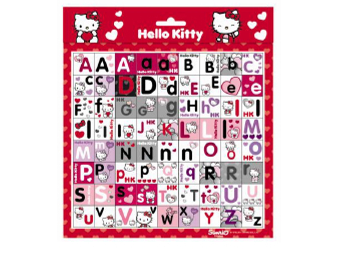 Autocolantes Alfabeto Hello Kitty Chic
