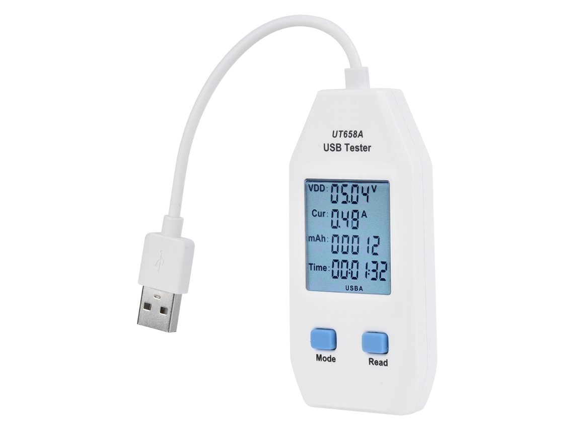 Laxiscreed Unit Lcd Usb Tester Para Medição De Tensão, Corrente E Capacidade Digital