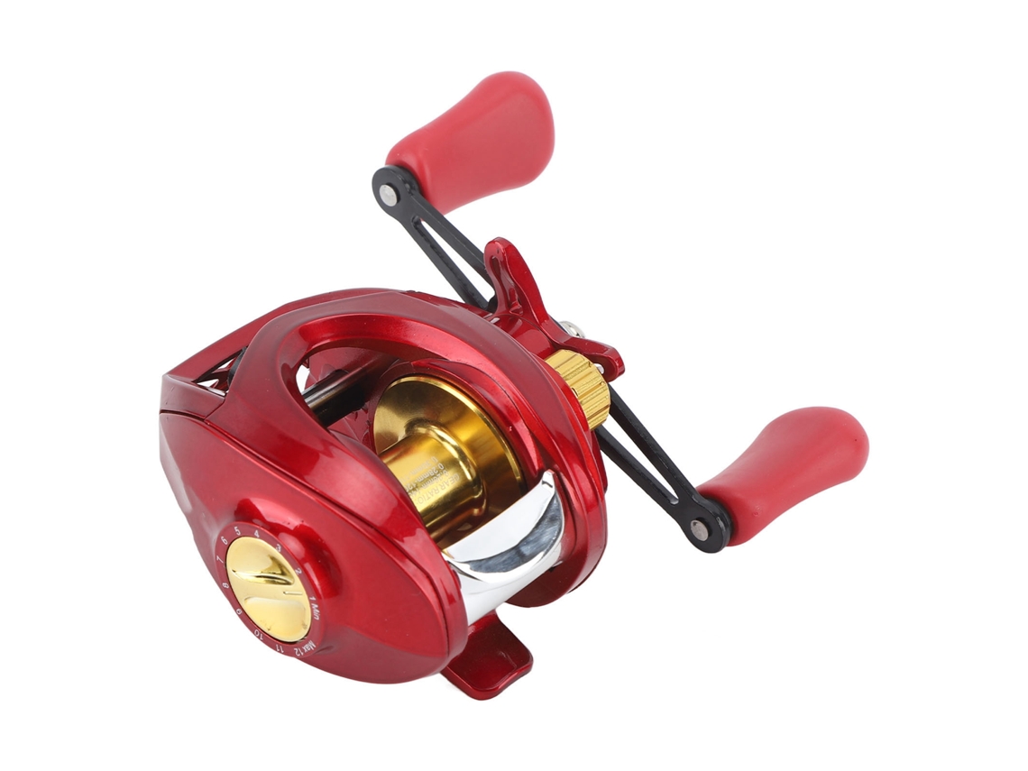 Molinete de Pesca Metal Baitcasting Direita Suave