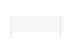 Conjunto 1 Cerca Externa Vidaxl Prateado Aço (25 X 0,8 M)