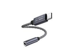 Cabo Adaptador de Áudio Usb C para 3,5 Mm, 32 Bits/384 Khz, com Dac, AQUAFORGE