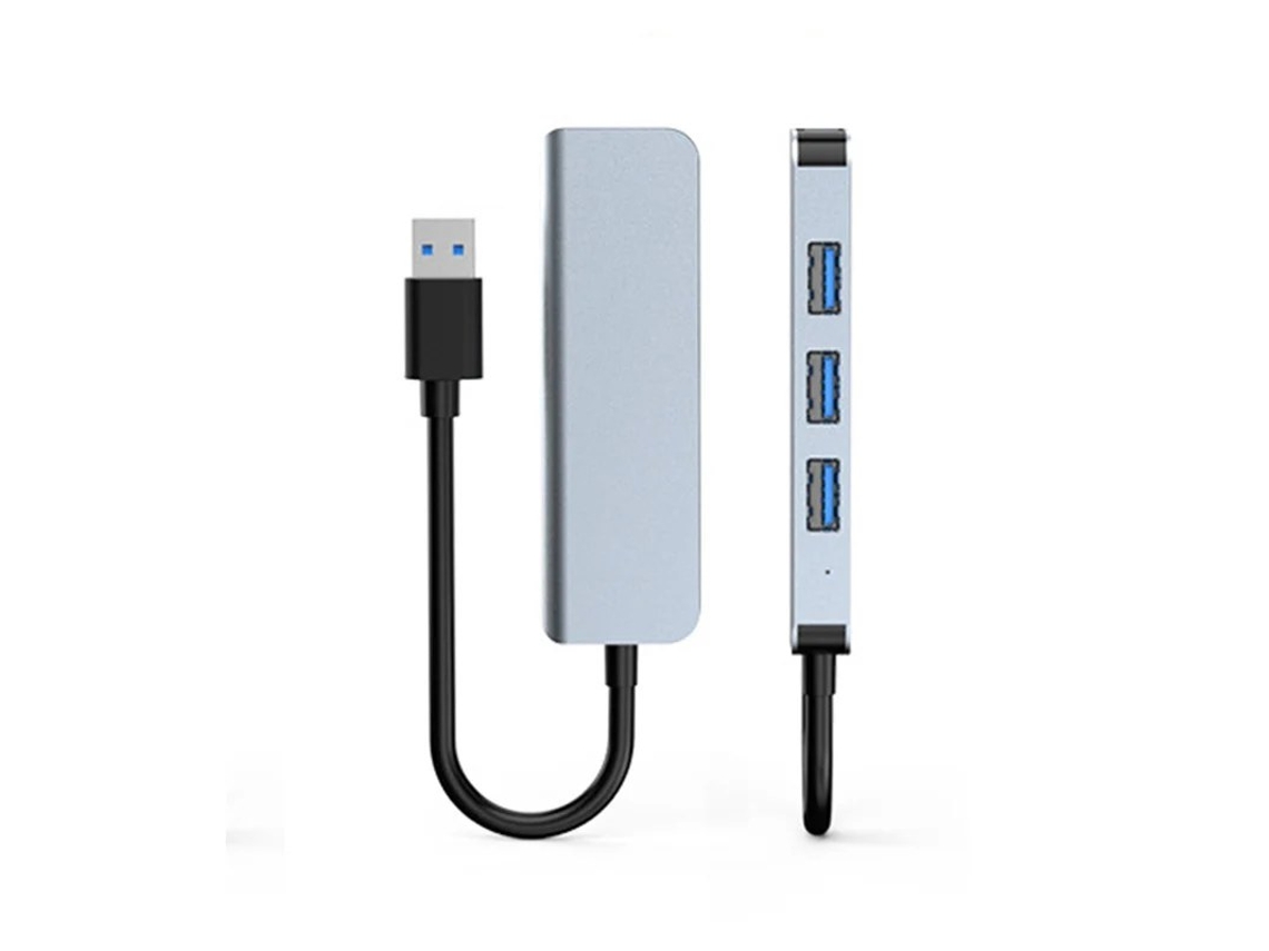 Hub Premium 2 Usb Com 1 Porta Usb 3.0 E 3 Portas Usb - Pack Com 3 Unidades