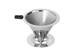 Filtro De Café De Acero Inoxidable Con Diámetro Externo 105mm Para Drip Coffee En Casa