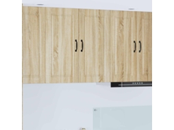 Vidaxl Armário De Parede Porto Carvalho Sonoma 80 X 31 X 80 Cm