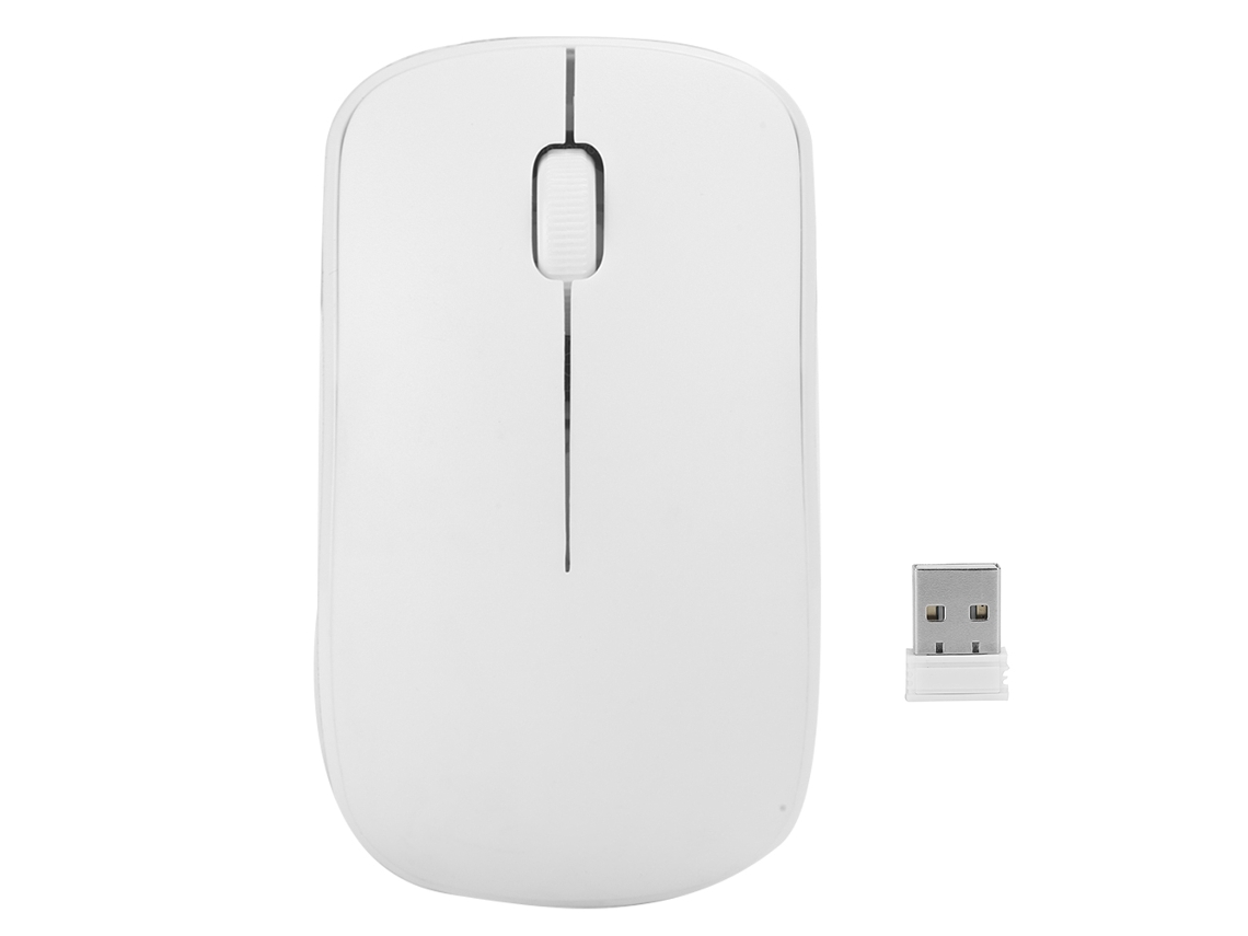 Aetheria mouse Sem Fio Mini T12 2.4g 10 Metros 1200dpi 3 Botões Branco Ergonômico Inteligente