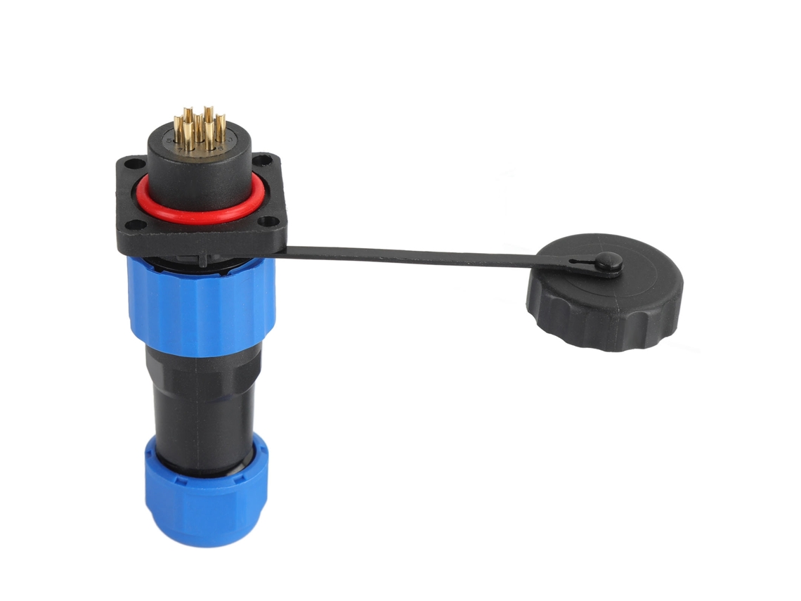 Conector Elétrico Áereo Quadrado À Prova D'água 5a 250v