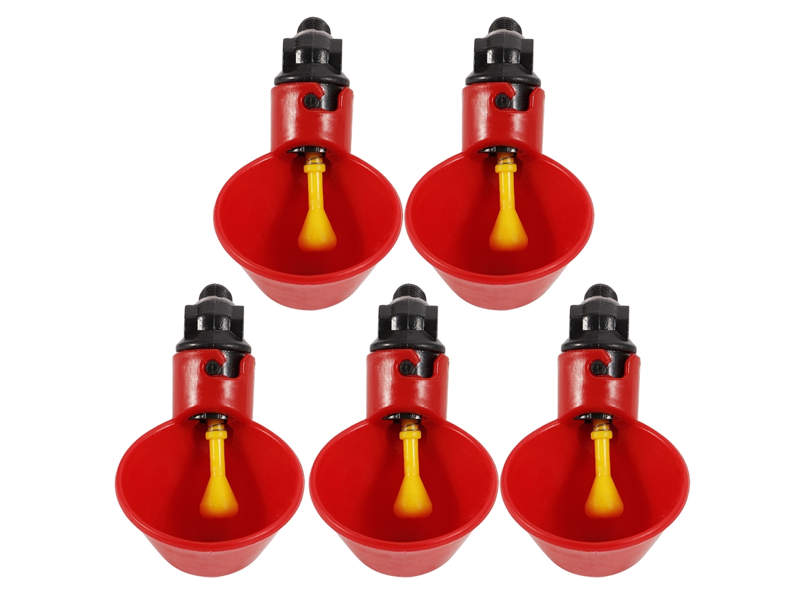 5pcs Bebedouros Automáticos Para Galinhas E Aves Copos E Tigelas De Água Para Beber