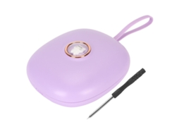 Despertador digital portátil com vibração LED Baok-reloj para quem dorme, estudantes e crianças (roxo lilás)