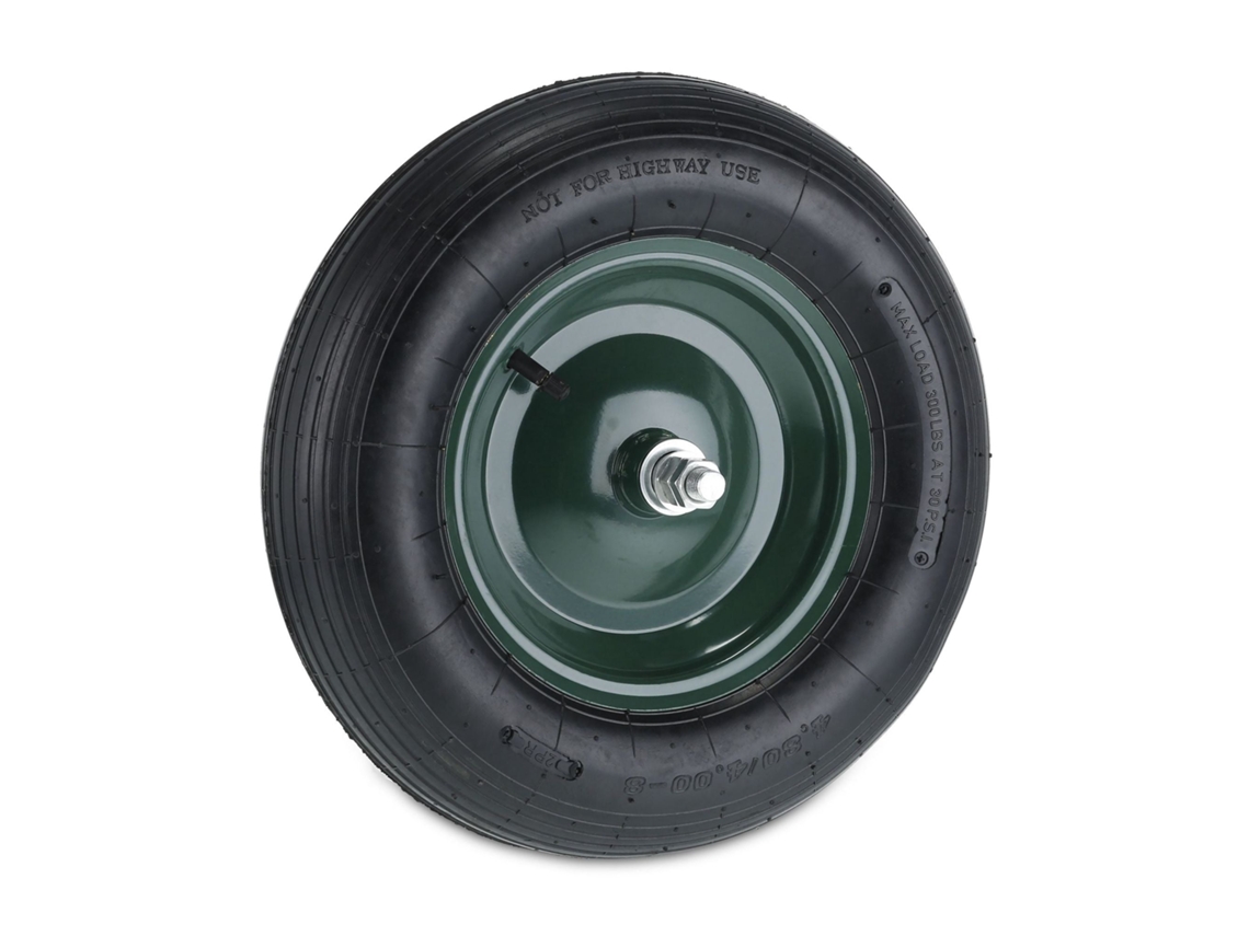 Roda Pneumática Para Carrinho De Mão Com Eixo 4.80 4.00-8