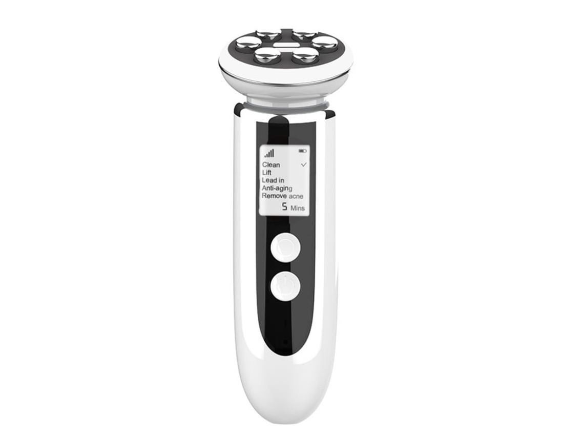 Massageador Facial Multifuncional Dispositivo De Rejuvenescimento Ems Elétrico Branco Yizhood