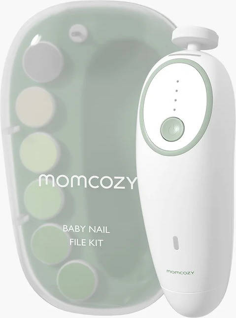 Lima de Unhas Elétrica MOMCOZY para Bebé (7 Cabeças- USB-C)