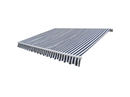 Vidaxl Toldo Dobrável Motorizado 400 Cm Azul/branco