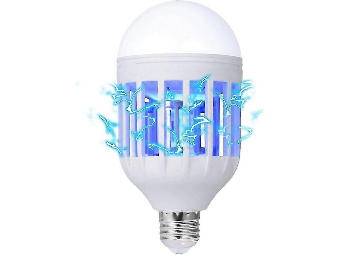 Lâmpada Led Uv 2 Em 1 Com Repelente Eletrônico De Mosquitos E Insetos