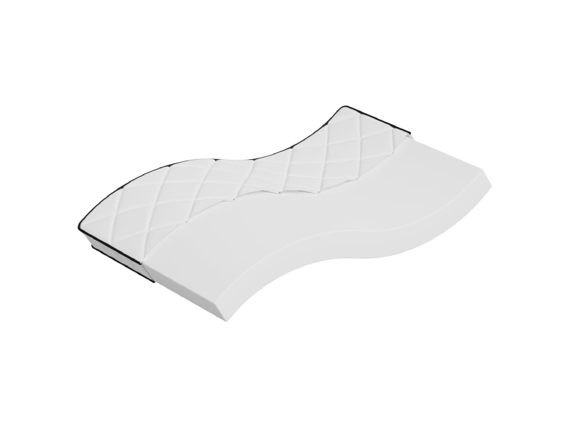 Vidaxl Colchão De Espuma Médio Suave 120x200 Cm
